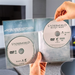 Double DVD sleeves with protective felt - 50 pcs.