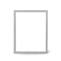 Self-Adhesive Display Frames, Silver - Letter Size – 2/PK