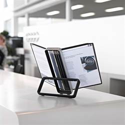 Tarifold VEO Desk Display Unit, 10 Black Pockets