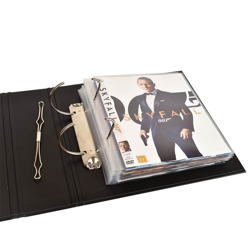 DVD Sleeves - Pages for 3 ring binder for DVD & Cover Page